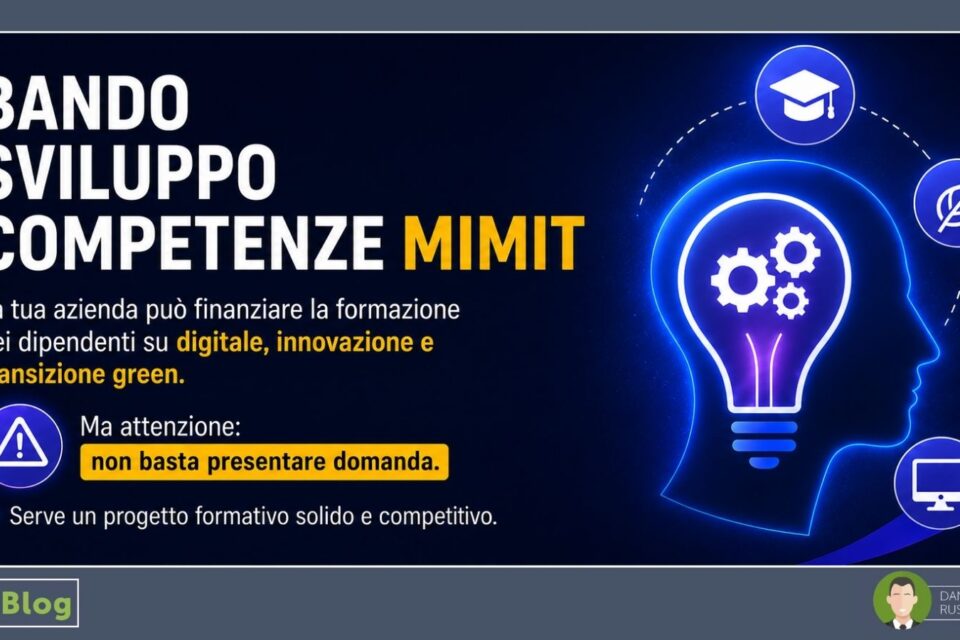 Bando Sviluppo Competenze MIMIT: 50% a fondo perduto per la formazione dei tuoi dipendenti!